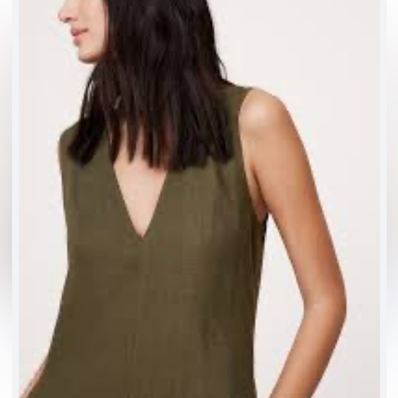 Banana Republic Dresses & Skirts - Banana Republic Maxi Olive Sleeveless Dress Sz Medium Dress